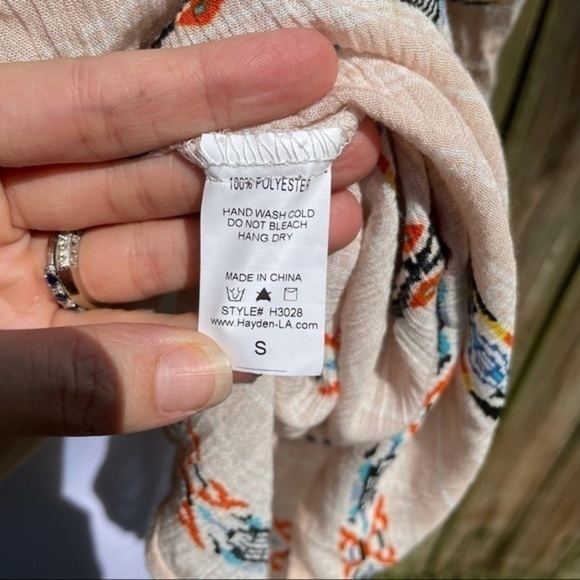 HAYDEN Pink Bohemian Tribal Shift Dress Small - Picture 4 of 14